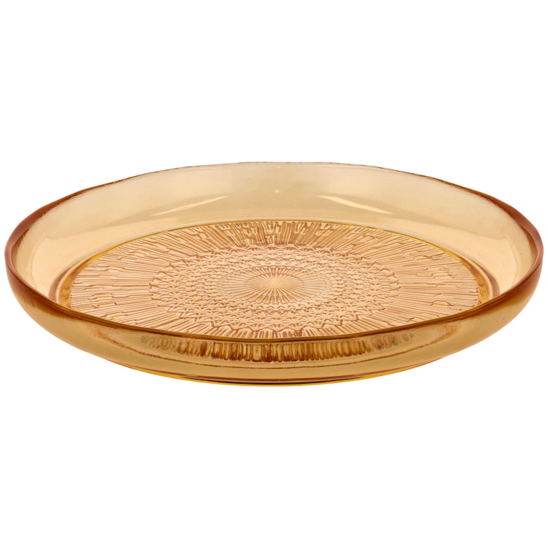 Kusintha Plate 25 cm, Amber