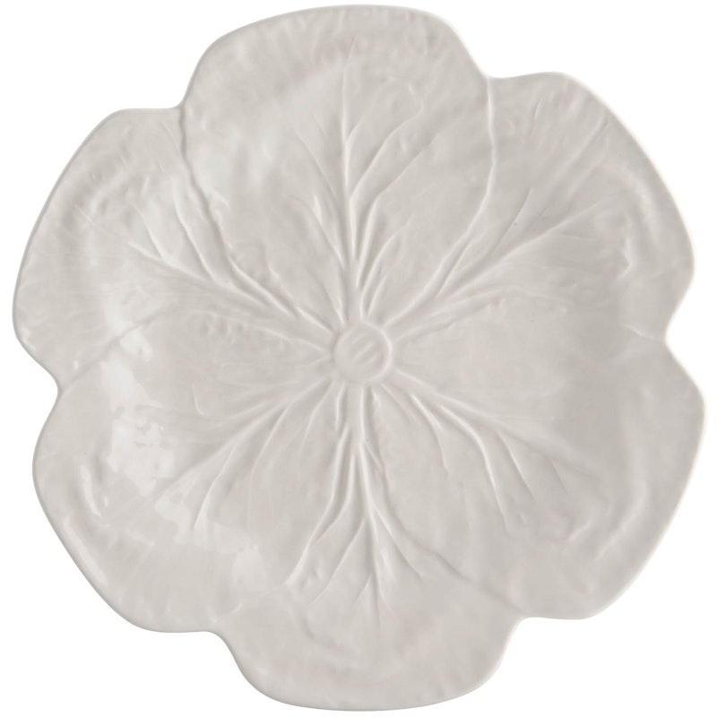 Cabbage Dinner Plate Ø26,5 cm, Branco