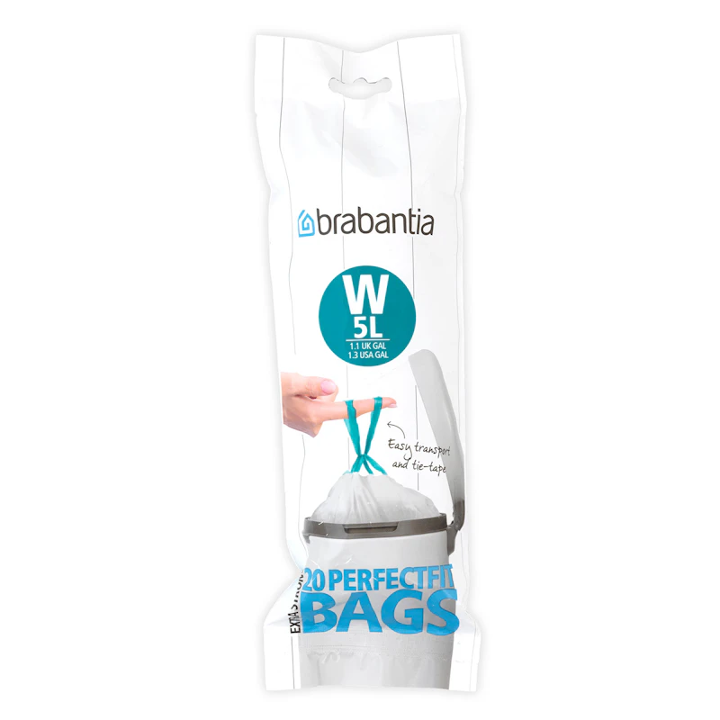 PerfectFit Waste Bag W 5L 20 Pcs