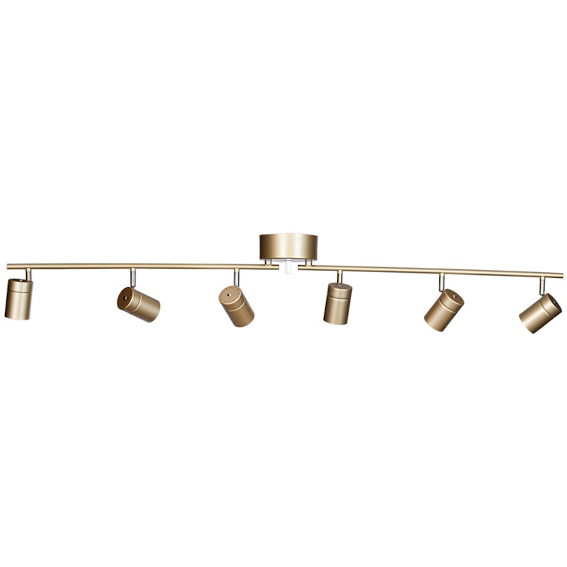 Correct Deckenlampe 6 Niedrig, Gold