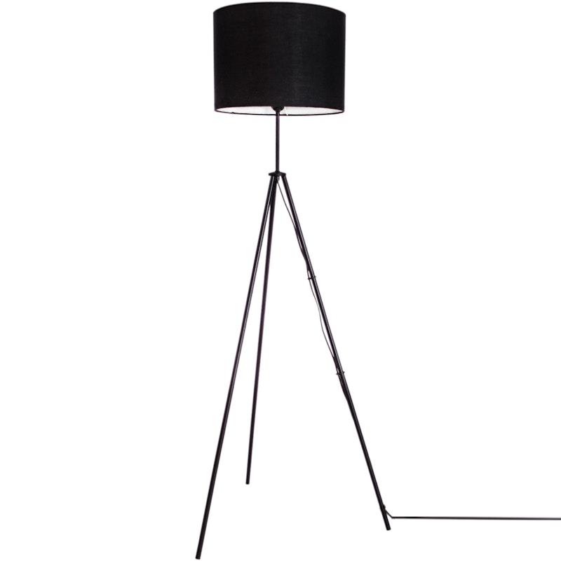 Rina Stehlampe H145 cm, Schwarz