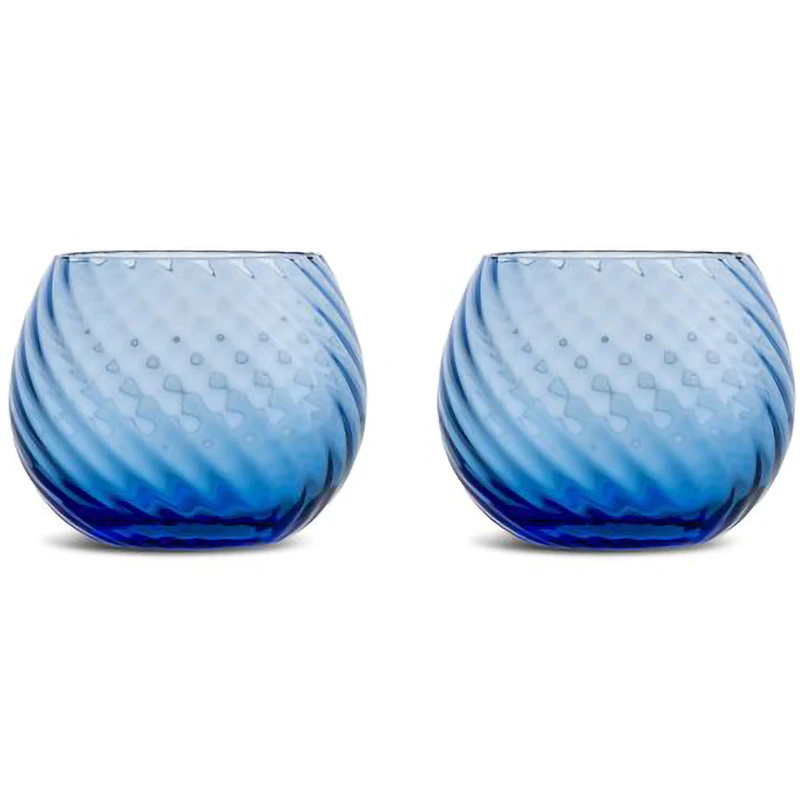 Opacity Water Glasses 2-pack, Blue