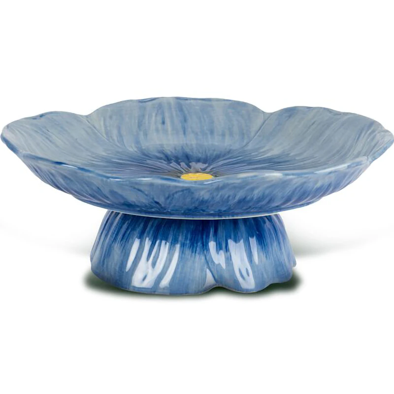 Poppy Cake Stand, Blue