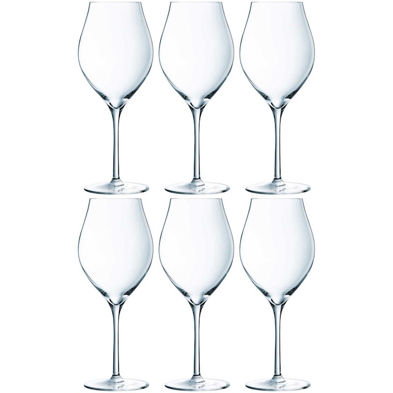 Exaltation White Wine Glass 38 cl Transparent, 6-pack