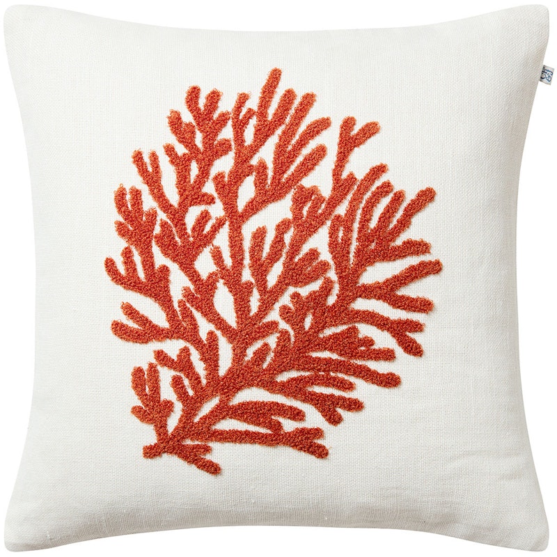 Coral Kissenbezug 50x50 cm, Orange