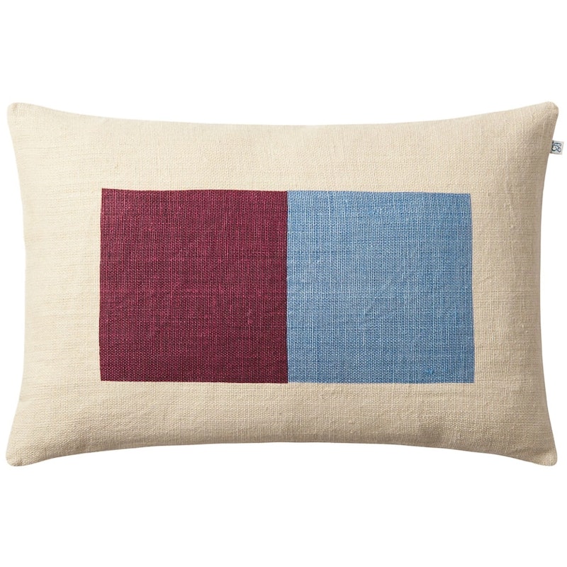 Deepak Kissenbezug 40x60 cm, Dusty Blue / Ruby