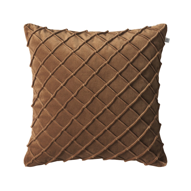 Deva Cushion Cover 50x50cm, Cognac