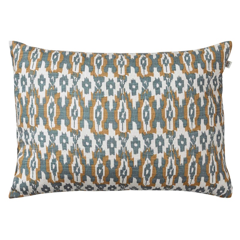 Ikat Delhi Cushion Indoor/Outdoor 40x60 cm, Heaven Blue/Beige