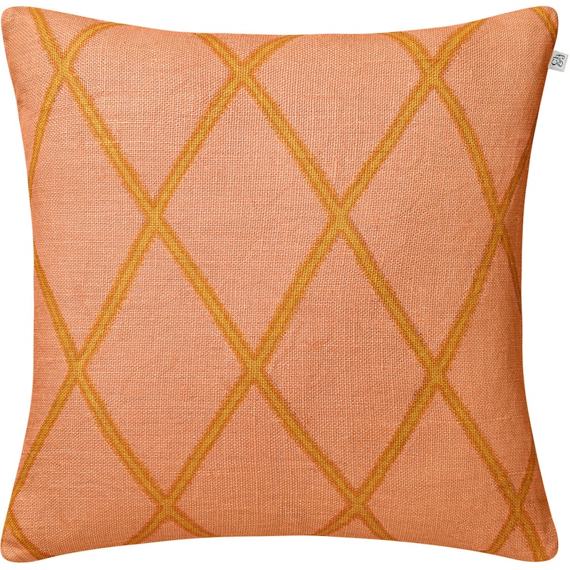 Ikat Orissa Kissenbezug 50x50cm, Rosa/Spicy Yellow