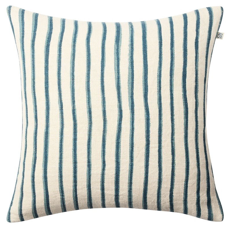 Jaipur Stripe Kissenbezug 50x50 cm, Heaven Blue/Palace Blue