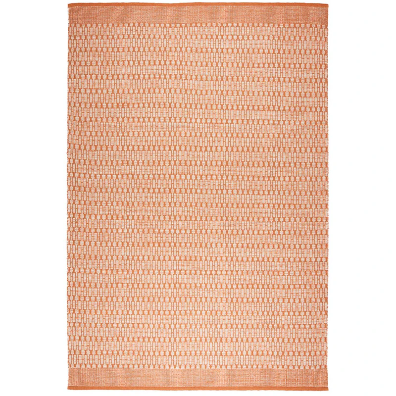 Mahi Wool Rug Off-white / Orange, 170x240 cm