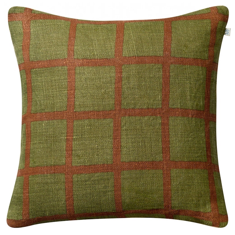 Mela Cushion Cover 50x50 cm, Cactus Green / Terracotta