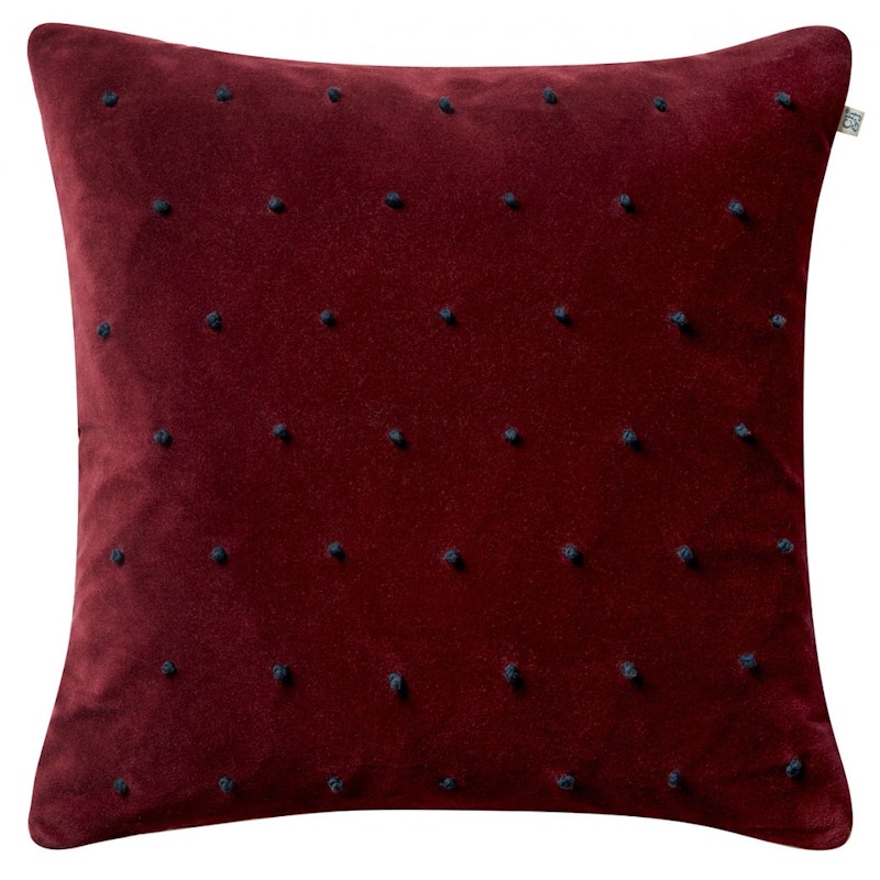 Roma Cushion Cover 50x50 cm, Ruby / Sea Blue