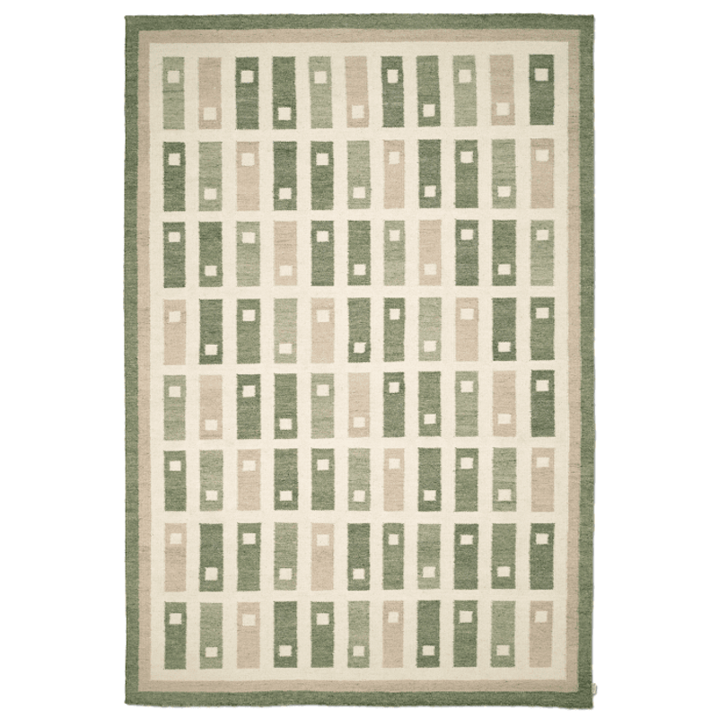 Fyrbo Wool Rug 170x230 cm, Green