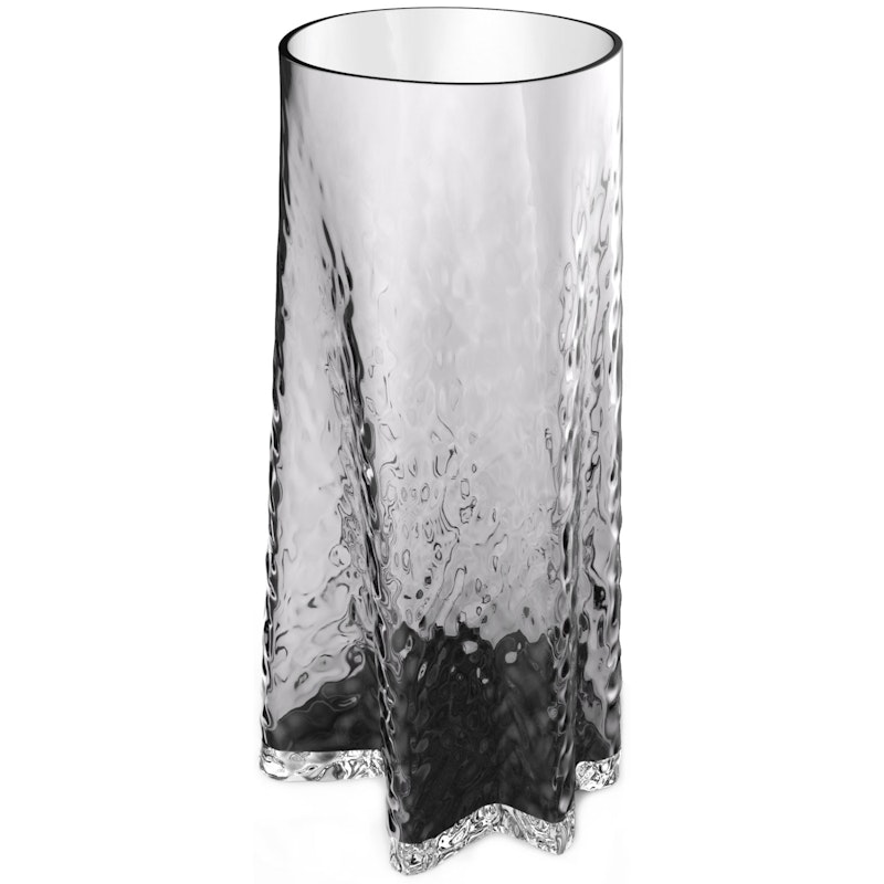 Gry Vase H30 cm, Rauchfarben