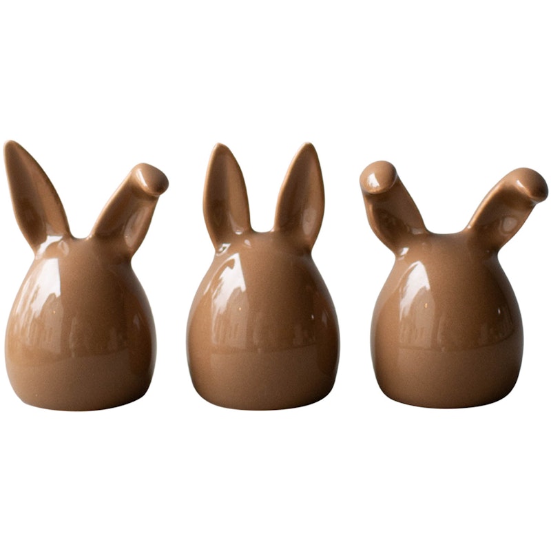 Tripltes Decoration 3-pack, Shiny Nougat