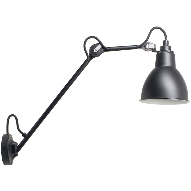 Lampe Gras N°122 SW Wandleuchte, Schwarz