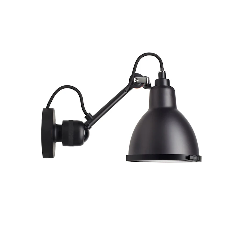 Lampe Gras N°304 Classic Outdoor Seaside Wall Lamp, Black