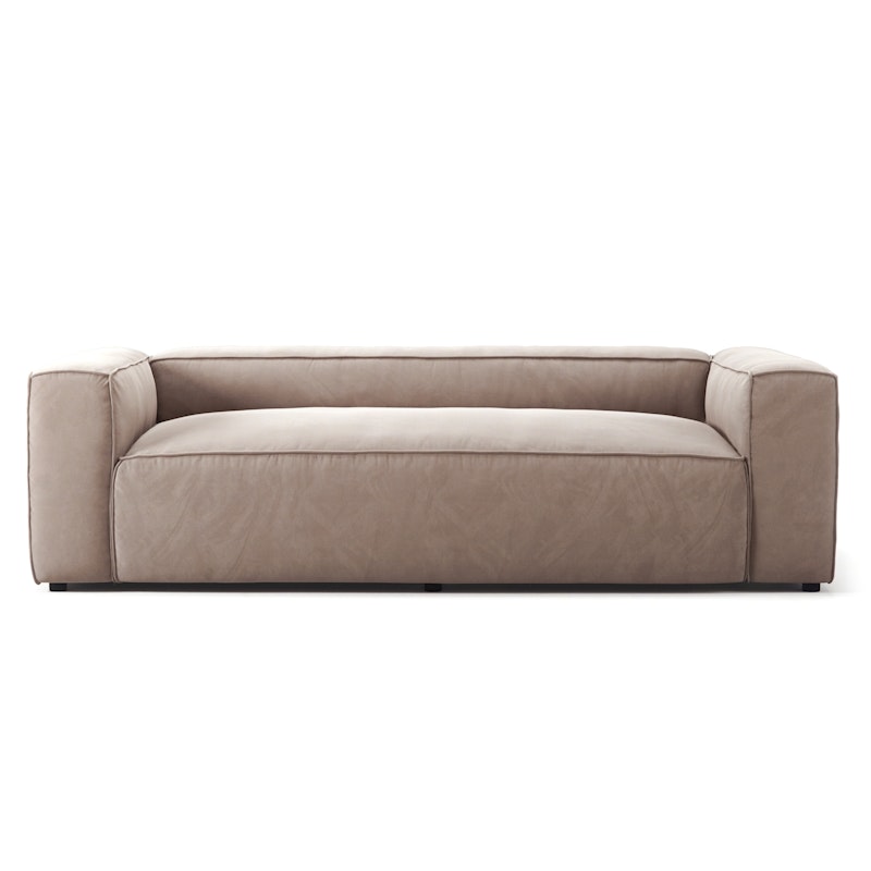 Grand 2-Sitzer-Sofa Samt, Dusk Beige