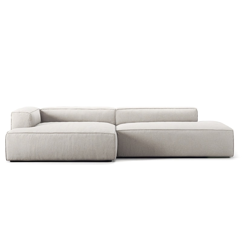 Grand 2,5-Sitzer-Sofa offener abschluss Rechts, Moon White