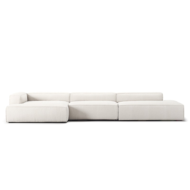 Grand 5-Sitzer-Sofa offener abschluss Rechts, Steam White