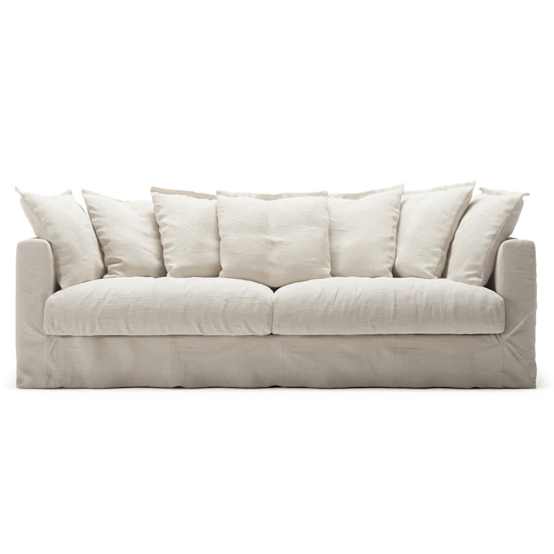 Le Grand Air 3-Seater Sofa Linen, Creamy White