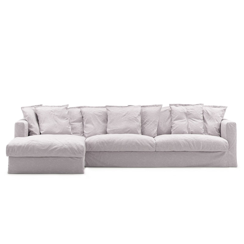 Bezug Für Le Grand Air 3-Sitzer-Sofa Leinen, Misty Grey