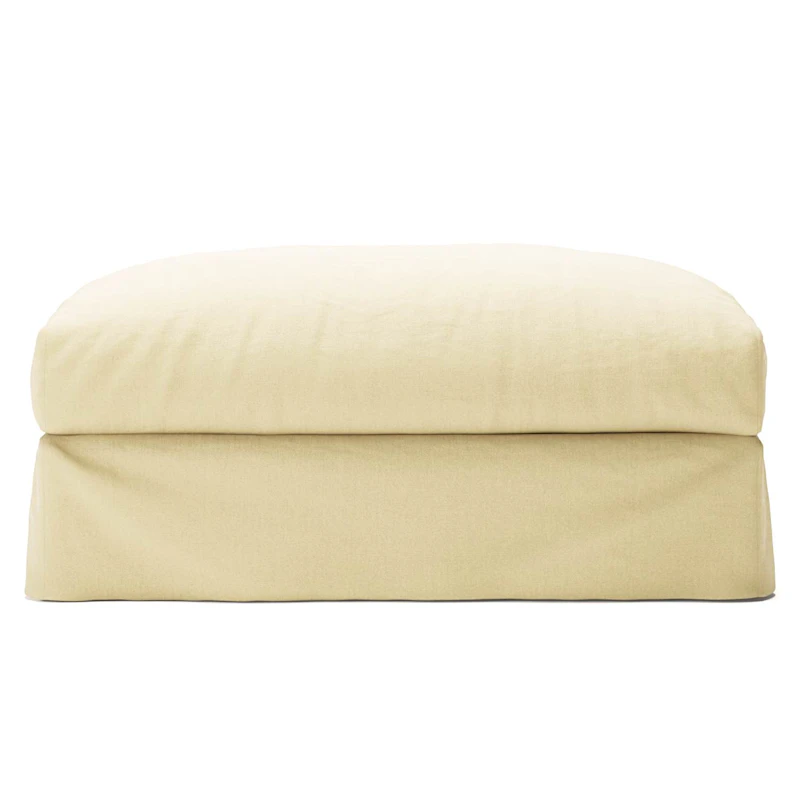 Le Grand Air Footstool Linen, Morning Glow