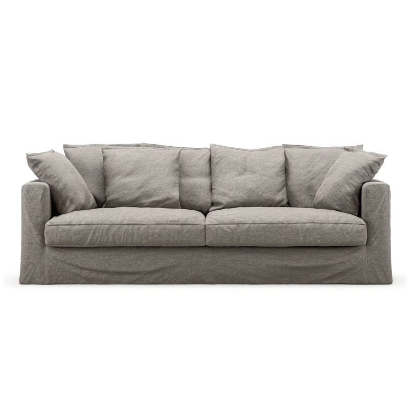 Le Grand Air Im Freien Nutzbar 3-Sitzer-Sofa Sunbrella, Taupe