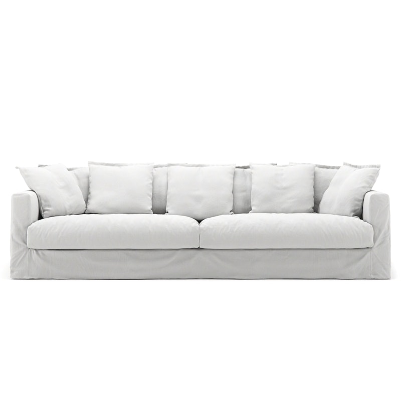 Le Grand Air 4-Sitzer-Sofa Baumwolle, Weiß