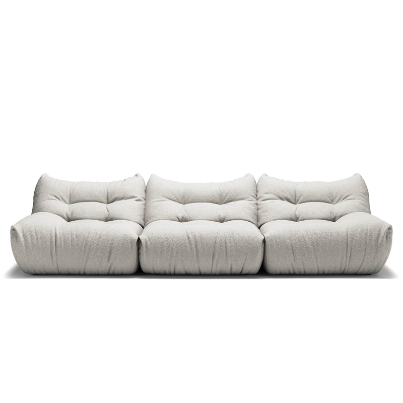 MONO 3-Seater Sofa, Steam White