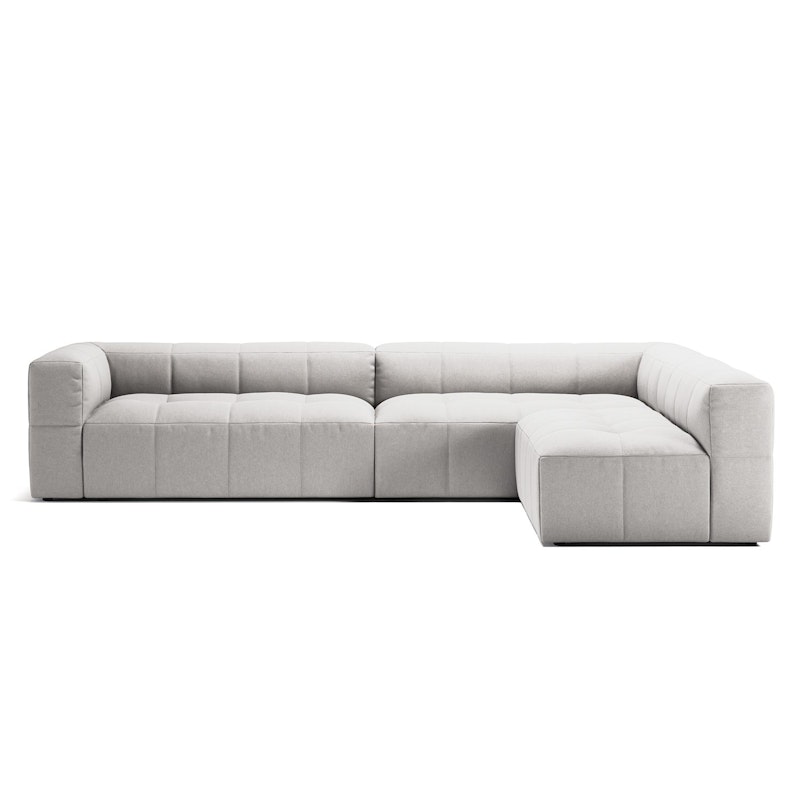 Mure 4-Seater Sofa With Open End Right, Moon White