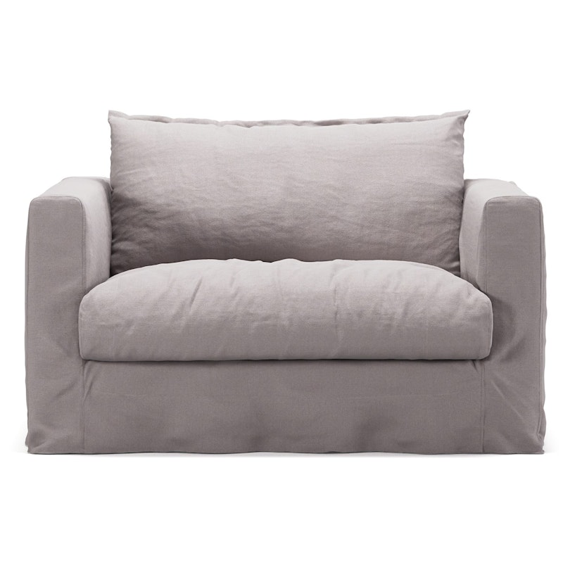 Upholstery For Le Grand Air Nou Love Seat Linen, Misty Grey