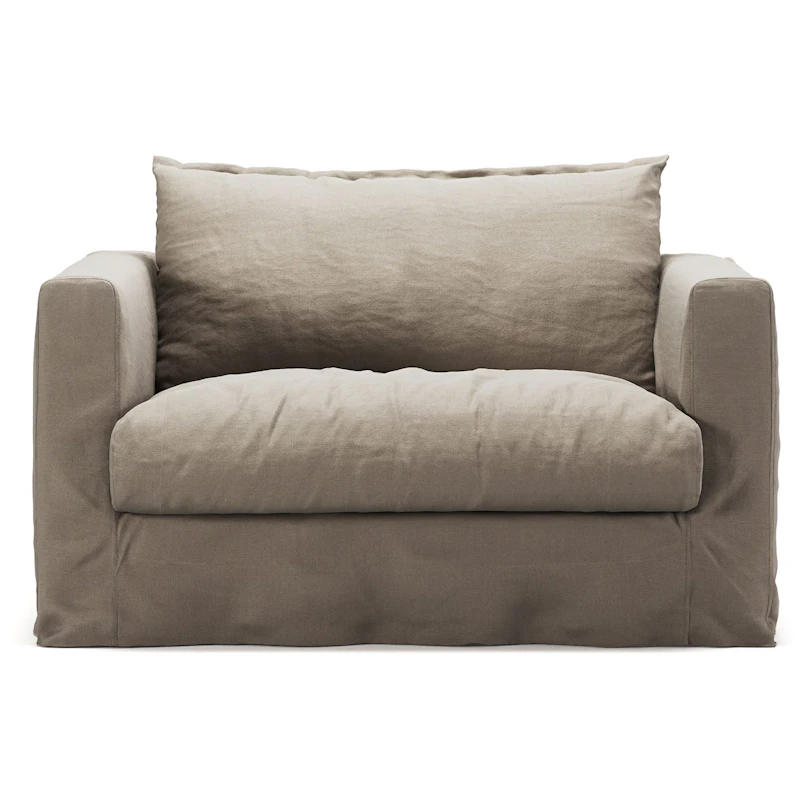 Upholstery For Le Grand Air Nou Love Seat Linen, Savage Linen
