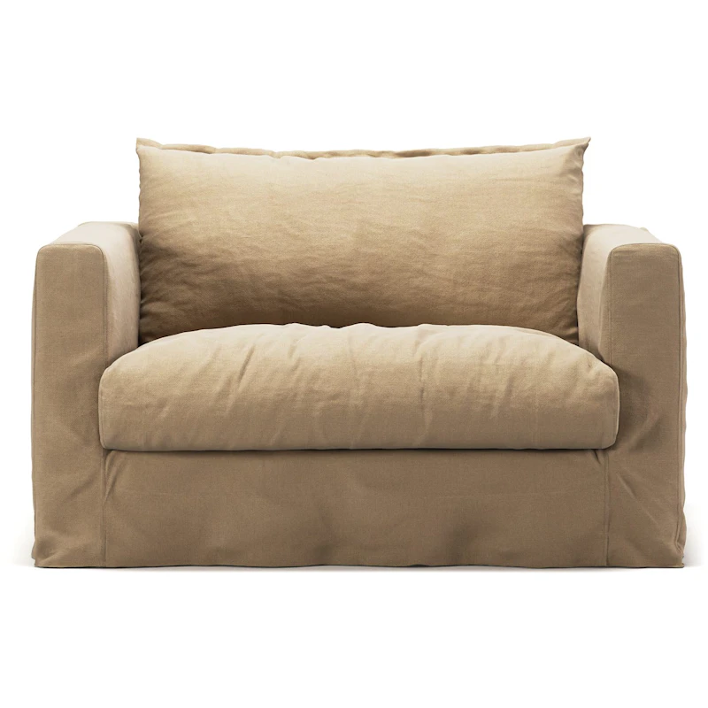 Upholstery For Le Grand Air Nou Love Seat Linen, Desert Sand