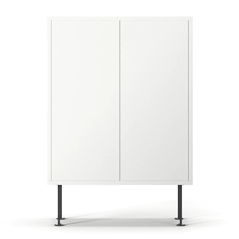Vogue 64 Cabinet, White / Black
