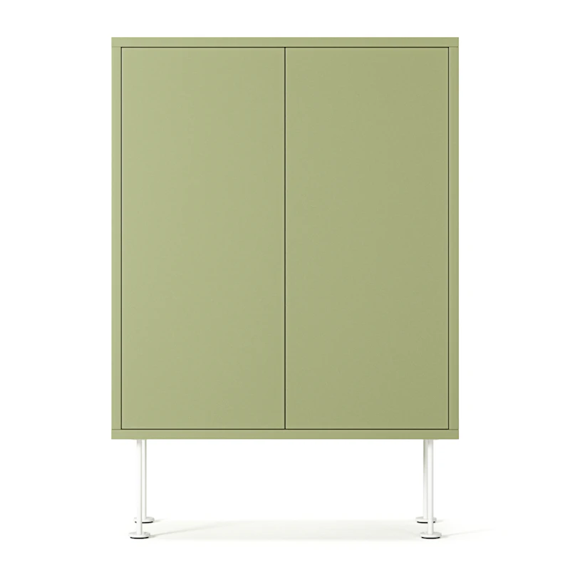 Vogue 64 Cabinet, Lint / White