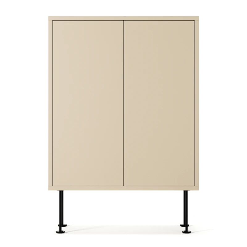 Vogue 64 Cabinet, Sand / Black