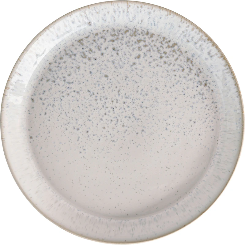 Kiln Plate 21  cm, Beige