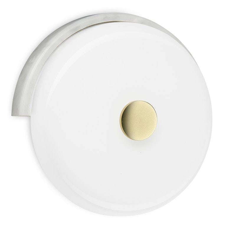 Trip Wall Lamp, Marble Carrara / Opal