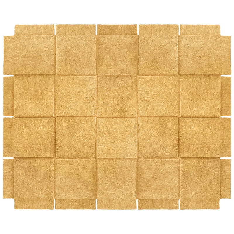 Basket Rug Yellow Ochre, 245x300 cm