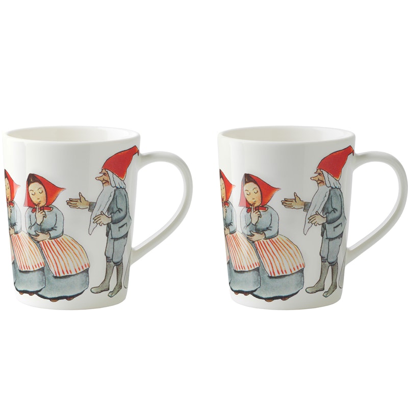 Elsa Beskow Glühweinbecher 2-er Set, Elf family