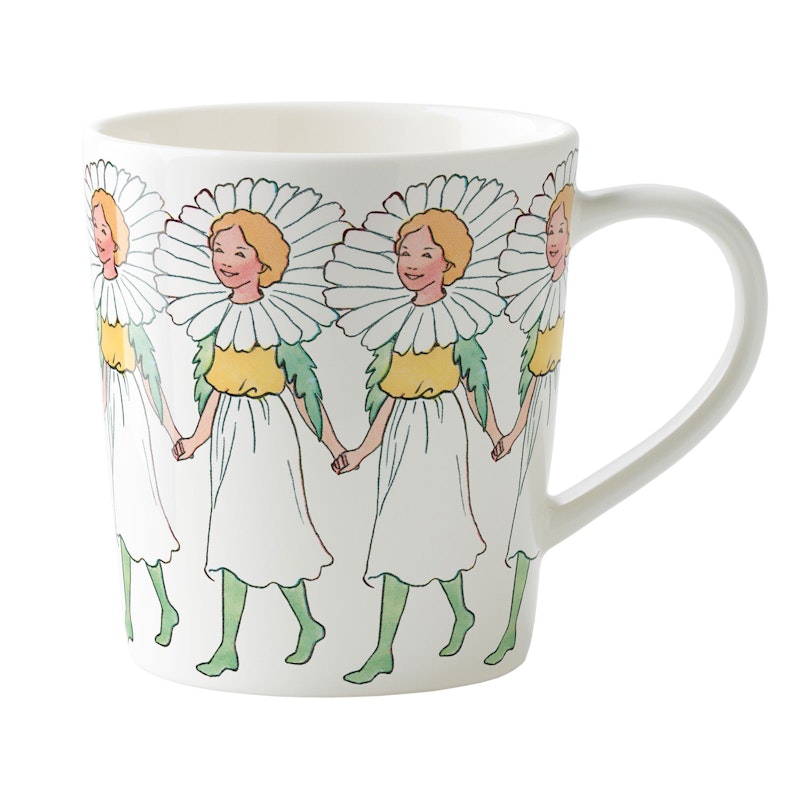 Elsa Beskow Tasse mit Henkel 40 cl, Gänseblümchen