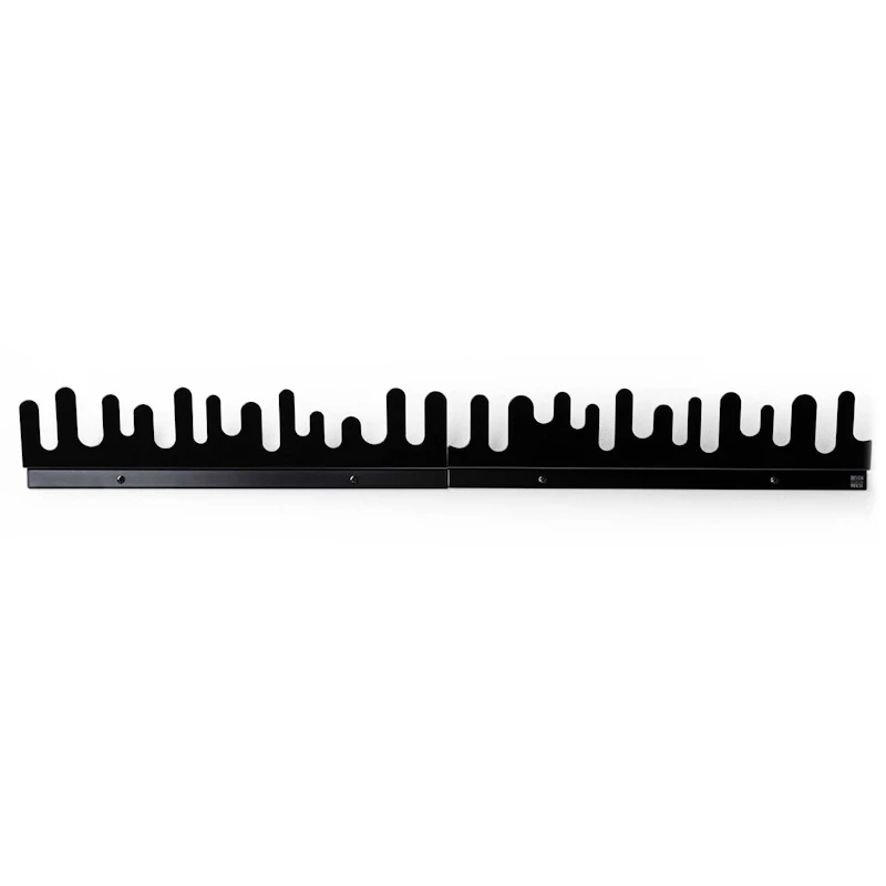 Wave Hanger 2 pcs, Black