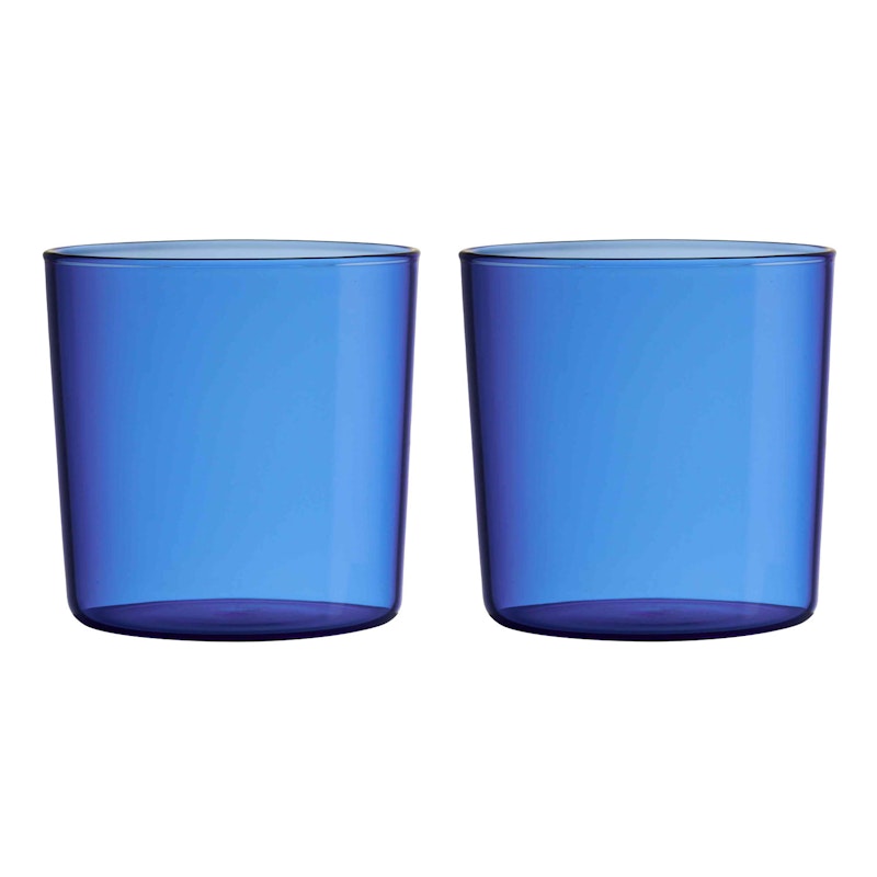 Kids Coloured Eco Trinkglas 2-er Set, Blau