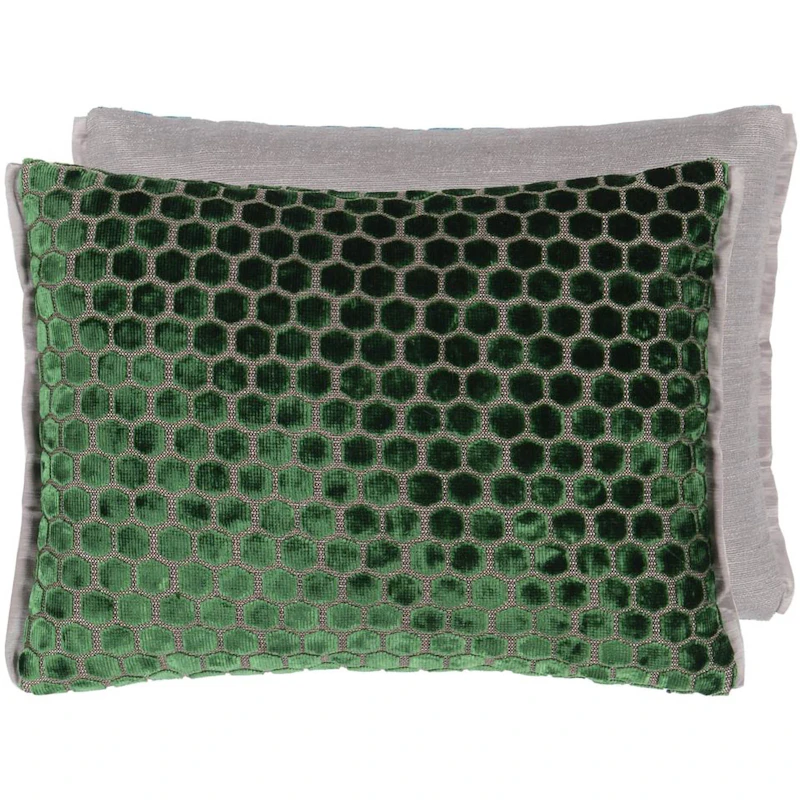 Jabot Cushion 30x40 cm, Emerald
