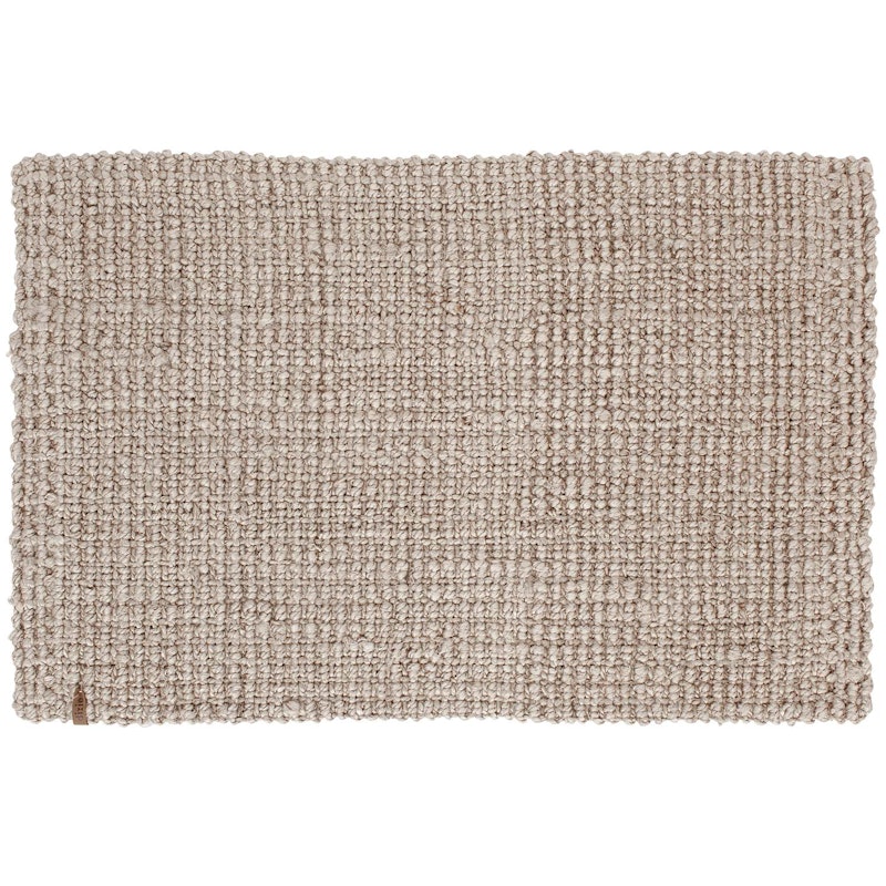 Jute Fußabtreter 60x90 cm, Grau / Beige