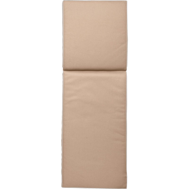 Plain Sonnenbankkissen 60x186 cm, Beige