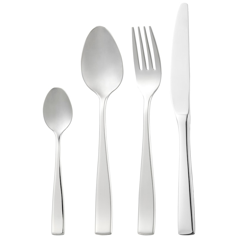 Freja Cutlery Set Stainless Steel, 48 Pieces