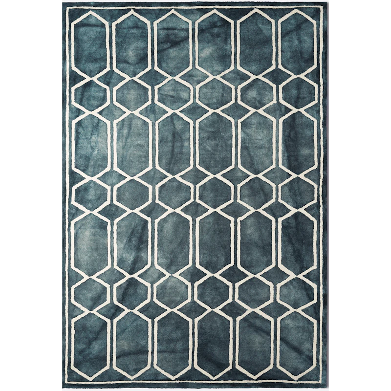 Tie Dye Wool Rug 250x350 cm, Graphite